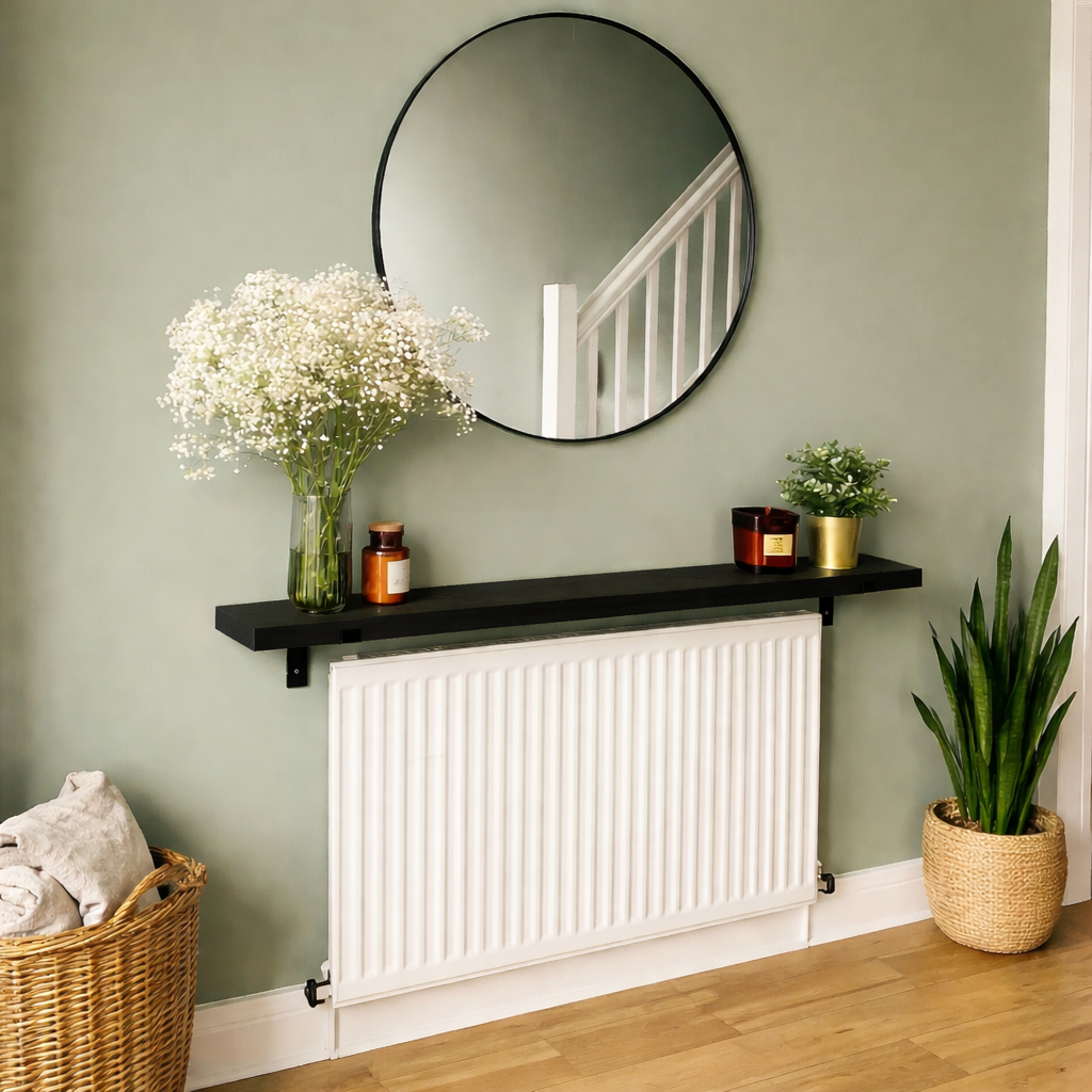 Solid Wood Radiator Shelf -