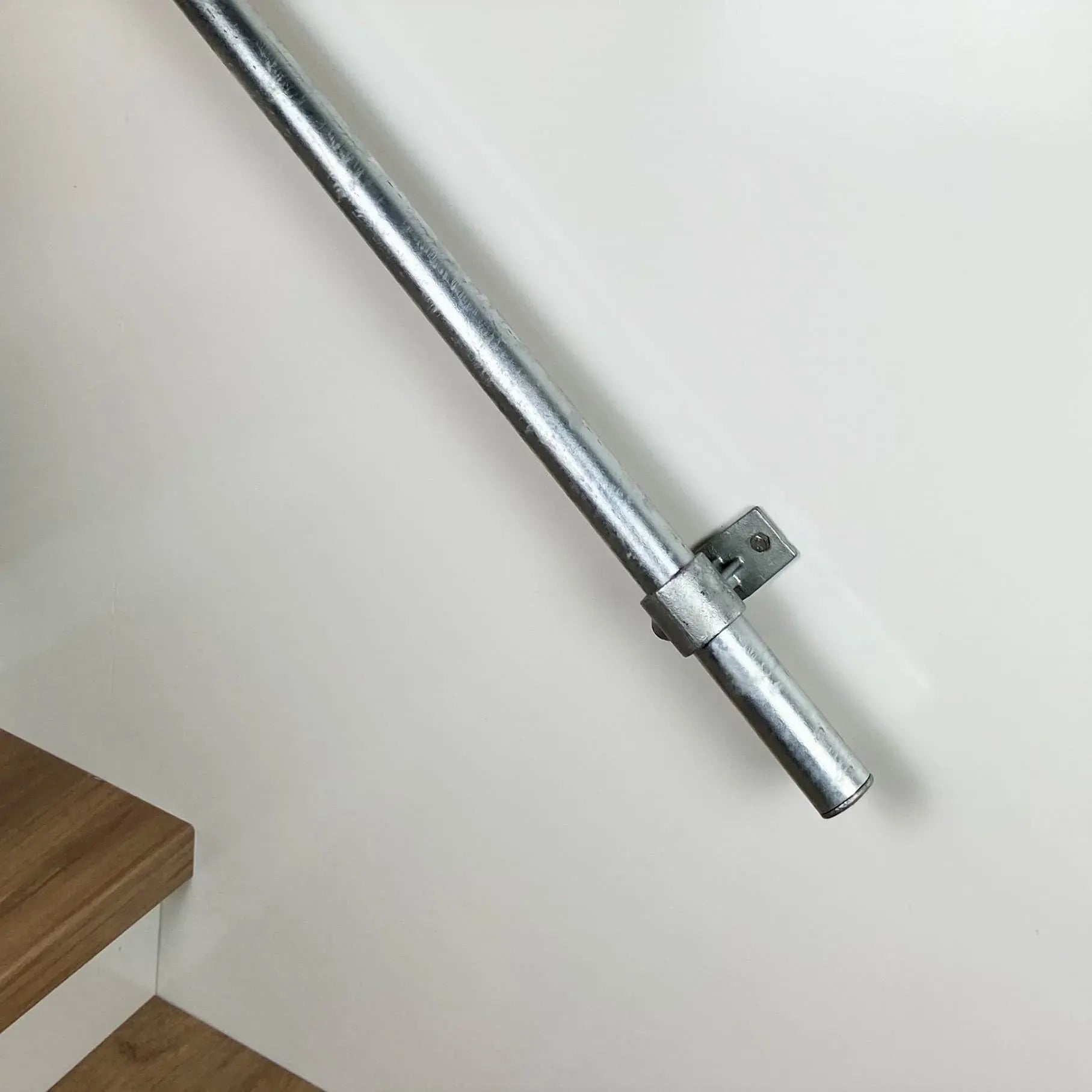 Galvanised Industrial Pipe Outdoor Stair Handrail