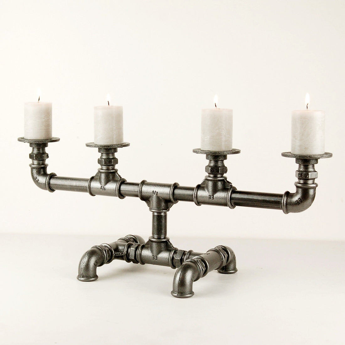 Candle Holder with a candle plate, showcasing its elegant and sophisticated design