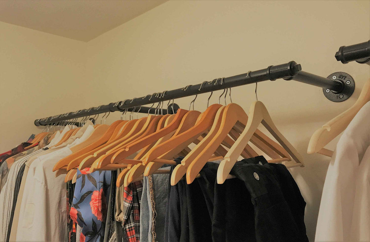 Ocbu Open Wardrobe Clothes Hanging Rail