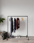 Freestanding Pipe Clothes Rack, a vintage and durable clothes hanger rack.