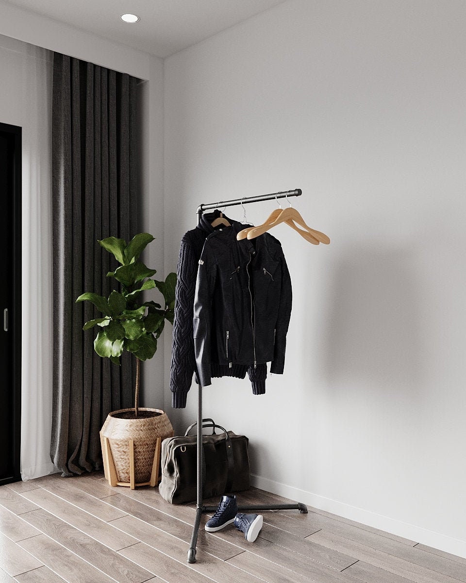 ipe Clothes Rail - Freestanding clothes rail ipe Clothes Rail - Freestanding clothes rail