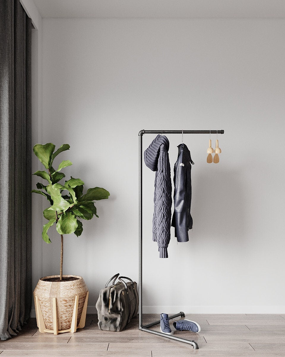 ipe Clothes Rail - Freestanding clothes rail 