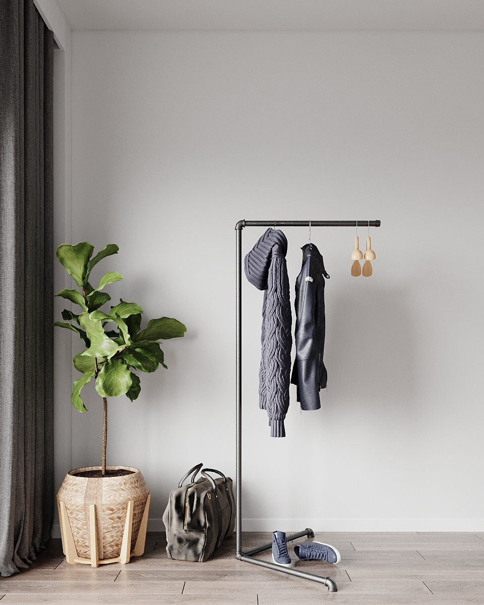 ipe Clothes Rail - Freestanding clothes rail