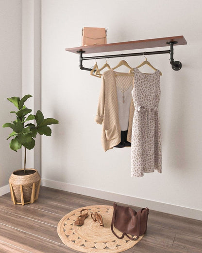 Aarin Industrial Pipe Clothes Rack, a custom-made clothes hanger rack and clothes Rack