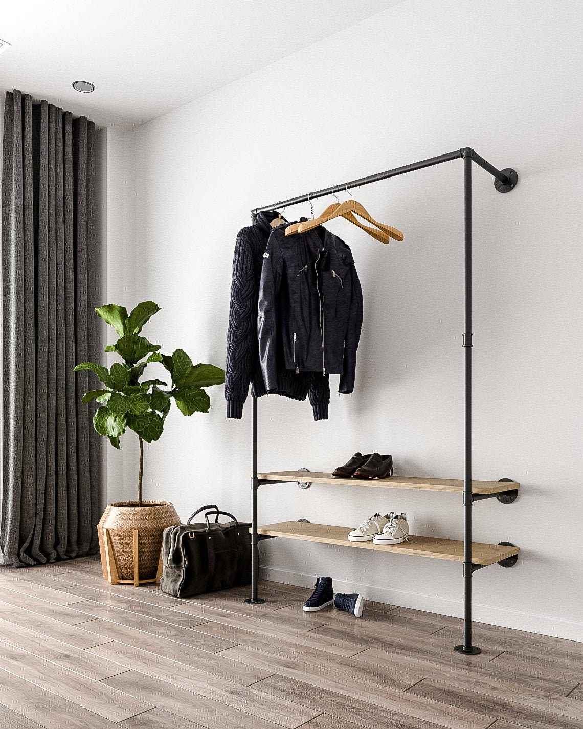 Sonas Say Hello to a Tidy Closet Clothing Rail