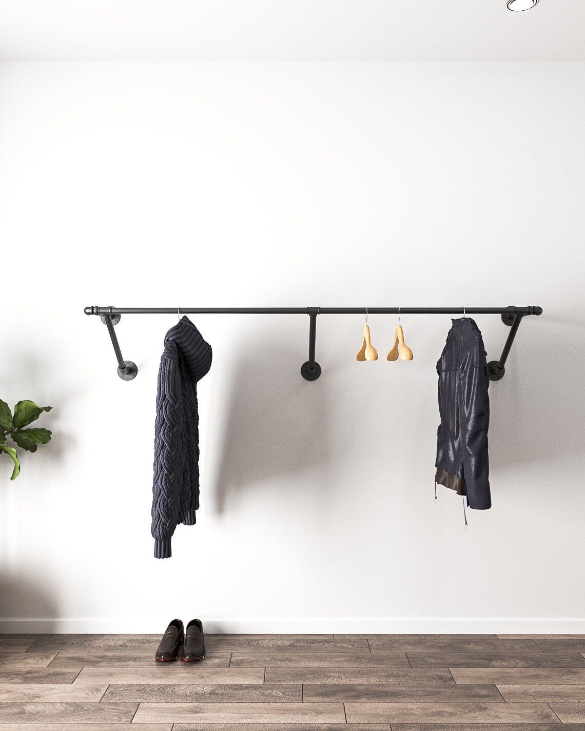 Pipe Clothes Rack Heavy-Duty  clothes Storage