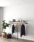 Aylor Clothes Rail - Sturdy Clothes Racking & Shelving Storage Solution in Raw Grey