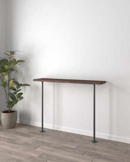 Solstice Rustic Chunky Console Table with Table Legs