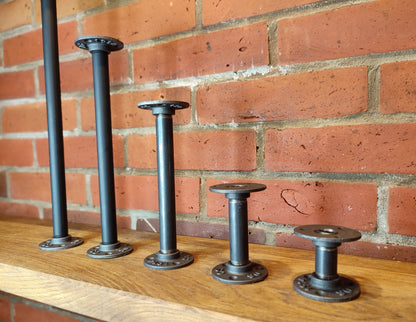 Contemporary Pipe Table Legs - Ideal for Breakfast Bar, Desk, Dining &amp; Coffee Tables